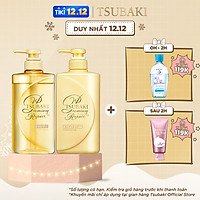 Bộ Đôi TSUBAKI Phục Hồi Ngăn Rụng Tóc (490ml/chai)
