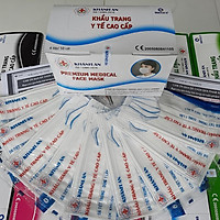 50 Khẩu trang y tế kháng khuẩn Khánh An 4 lớp tiệt trùng vô bịch từng cái riêng