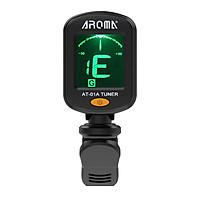 Bộ Tuner Kẹp Có Thể Xoay AROMA AT-01A Kèm Màn Hình LCD Cho Đàn Guitar Ukulele Violin