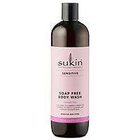 Sữa tắm không xà phòng cho da nhạy cảm Sukin Sensitive Soap Free Body Wash 500ml