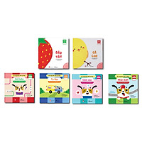 Combo: 04 cuốn Mê cung phát triển kĩ năng: Tự lập - Cảm xúc - Nhận biết - An toàn + 02 cuốn ehon "trò chuyện" Dâu tây + Trứng gà