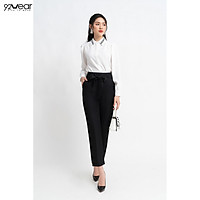 Quần Baggy Nữ Công Sở 92WEAR Thiết Kế Cà Gấu Đai Rời QGW0732