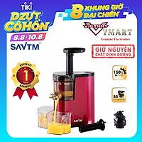 Máy ép trái cây hoa quả tốc độ chậm SAVTM JE-07 - hàng nhập khẩu