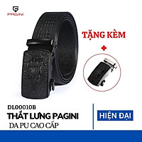 Thắt lưng nam mặt cá sấu khóa tự động DL10B – Tặng kèm 1 mặt khóa – Dây lưng nam vân cá sấu cao cấp – Dây nịt nam thiết kế sang trọng, lịch lãm