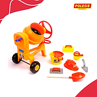 Bộ đồ chơi dụng cụ xây dựng Số 7 và máy trộn xi măng - Wader Toys