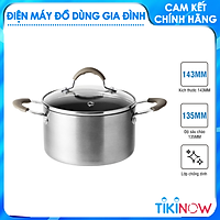 Nồi Lock&Lock Handycook LHD1142 Có Nắp Đậy 14cm - Màu Xám