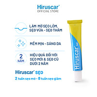 Gel Cải Thiện Sẹo Vừa, Sẹo Lõm, Sẹo Thâm Hiruscar 20G