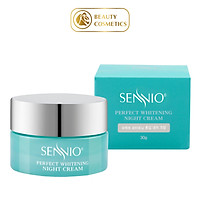 Kem dưỡng ẩm Sennio Perfect Whitening Night Cream dưỡng trắng da mặt ban đêm tái tạo và phục hồi da 30g SNO 830