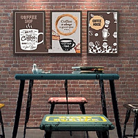 Tranh Treo Tường Hiện Đại Phòng Khách - Cafe 52-a-b-c