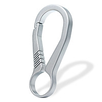 Outdoor Lightweight Titanium Key Chain Quick-release Key Ring Holder