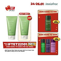 Sữa rửa mặt làm sạch từ trà xanh đảo Jeju Innisfree Green Tea Foam Cleanser 150g