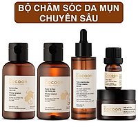 Combo chăm sóc da mụn chuyên sâu Cocoon :