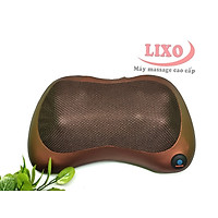 Gối Massage Hồng Ngoại 8 Bi - GM232- Mẫu mới, động cơ khỏe, Tặng Cây mát xa cổ vai gáy