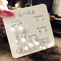 Hot 7 đôi bông tai ngọc trai siêu yêu cho bạn nữ