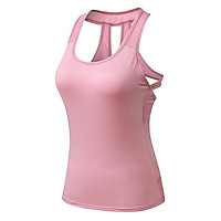 Women Yoga Vest Quick Dry Hollow Out U Neck Stretchable Breathable Bodycon Running Gym Sportswear