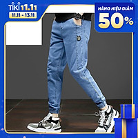 Quần jean nam chất jean xịn Julido, Phối rách mẫu mới form đẹp tôn dáng không quá ôm mẫu EY01