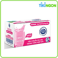 Thùng 48 Bịch Sữa Tiệt Trùng Dutch Lady Cô Gái Hà Lan Dâu (48X220ml)