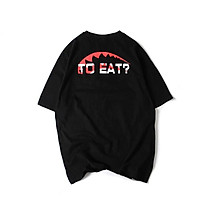 Áo thun Tay lỡ Form Rộng Unisex EAT ME màu đen size M,L,XL The Ngầu Style PhillipStore