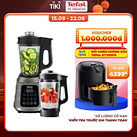 Máy làm sữa hạt, xay nấu đa năng 2 cối nóng và lạnh, hút chân không - Tefal Ultra Blend Boost BL985A31 - 1300W - Hàng chính hãng