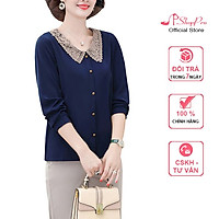 Áo Trung Niên Nữ Đẹp Dáng Suông Rộng BigSize Tới 80Kg, Áo Kiểu Tặng Mẹ Trung Niên U50 U60 Dạng Áo Lụa Trung Niên Cao Cấp In Hoa Tiết Cao Cấp SHOPPRO 3A01-2