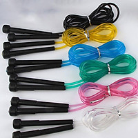 Jumping Rope Professional PVC Crystal Rope Wear-Resistant Skipping Rope