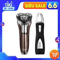 Combo Máy Cạo Râu Flyco FS-379VN Và Máy Tỉa Lông Mũi Flyco FS-7805VN