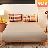 Ga giường và vỏ gối Cotton TC đủ kích thước trải nệm 1m2, 1m4, 1m6, 1m8, 2m