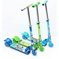 XE TRƯỢT SCOOTER BÁNH PHÁT SÁNG(thép không rỉ)