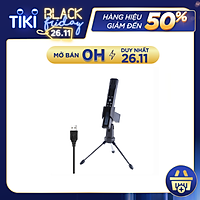 USB Microphone Condenser Computer PC Mic with Tripod Stand Multiple Sound Pickup Modes for Meeting Streaming Podcasting