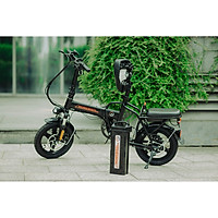Xe điện thông minh thể thao siêu gấp gọn homesheel FTN T5s phiên bản 10 AH-hàng chính hãng-màu đen