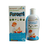 Sữa Tắm Gội Cho Bé Furomi 250ml từ 100% dược liệu thiên nhiên giúp làm sạch da, mềm da và tóc hàng ngày cho trẻ, hoàn toàn không gây cay mắt, phòng ngừa rôm rảy, viêm da (3 HỘP)