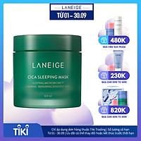 Mặt Nạ Ngủ Dưỡng Ẩm Giúp Phục Hồi Và Nuôi Dưỡng Da Phiên Bản Cải Tiến LANEIGE Cica Sleeping Mask EX 60ml