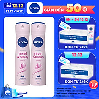 Combo 2 Xịt Ngăn Mùi NIVEA Pearl & Beauty Ngọc Trai Quyến Rũ 150ml - 83731