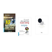 Combo 3 cuốn sách: 10 Quy Luật Cuộc Sống + Bí Quyết Đơn Giản Hóa Cuộc Sống + Đời nhẹ khôn kham