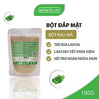 Bột Rau Má Nguyên Chất Đắp Mặt Nạ Ngăn Ngừa Mụn & Làm Dịu Vết Mụn Viêm MILAGANICS 100gr (Túi Zip)