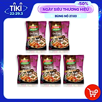 Combo lốc 5 gói Gia vị lẩu chua cay Vedan 55g