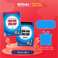 Combo Tiếng Hàn Tổng Hợp Sơ Cấp 1 Dành Cho Người Việt Nam Bản In Màu - Học Kèm App