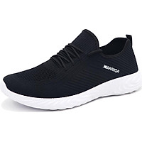 Pull back Warrior men's mesh Korean version of the wild breathable sports and leisure running shoes WXY-L042C light gray 39
