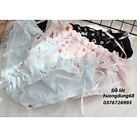 Quần Lót Nữ Cotton Eo Thấp Phối Ren Hình Kim Cương Xuất Đông Âu ( QL : 469 ) Hàng Loại Đẹp.