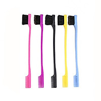 5PCS Makeup Eyebrow Brush & Eyelash Comb Double-ended Portable Eye Powder Brush Brow Comb Beauty Cosmetic Tool for Daily