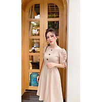 Đầm Nữ Dự Tiệc Vai Xòe Nơ Dễ Thương - NT8155