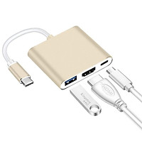 Bộ Chuyển Đổi 3 Ngõ Ra USB HDMI USB-C Cho MacBook Retina