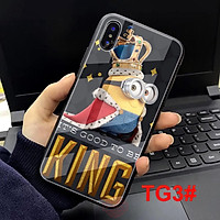 Ốp điện thoại kính cường lực in hình minions dành cho iphone 5 / 6 / 7 / 8 / xr / x / xs / xs max / 11 / 11pro / 11pro max / 12 / 12 mini / 12 pro / 12 pro max - A96