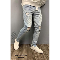 Quần Jean Nam Kiểu in Hình Thêu Hot Trend Cao Cấp ( T - A )