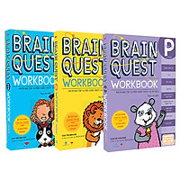 Combo 3 cuốn Braint Quest Worrkbook dành cho bé từ 4 – 7 tuổi