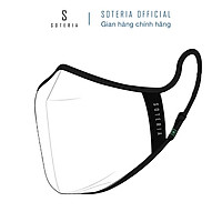 Khẩu trang tiêu chuẩn Quốc Tế Soteria Soteria White ST276, bộ lọc bụi mịn N95 BFE PFE 99 đến 0.1 micromet - Size S,M,L