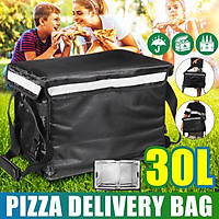 30L Refrigerated Bag Large Capacity Heat Preservation Pizza Bag Waterproof Delivery Box Portable Heat Preservation Bag Fresh Food For Picnic