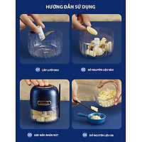 Máy xay nghiền đa năng không dây Deerma JS100 - Hàng Nhập Khẩu