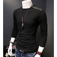ÁO THUN NAM DÀI TAY COTTON ĐẸP Y HÌNH