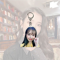 ( Mica trong acrylic ) Móc khóa IU LEE JI-EUN in hình idol diễn viên quà tặng xinh xắn dễ thương
